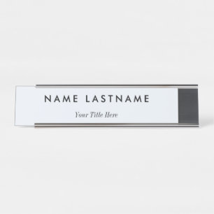 Modern Logo Professional Business Desk Name Plate