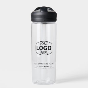 Modern Logo QR Code Corporate Promotional Custom Water Bottle