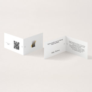 Modern Logo QR Code Hang Price Tag