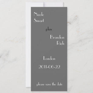 Modern Logo Save The Date