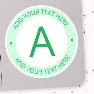 Modern Logo Style Monogram Green