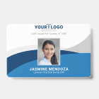 Modern Logo Template Employee Photo Name Nurse ID