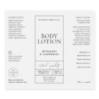 Modern Lotion Body Wash 8 OZ Cosmo Bottle Label