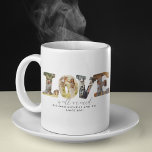 Modern Love 4 Personalised Photo Collage Family  Coffee Mug<br><div class="desc">Looking for a unique and meaningful gift for a special occasion? Our LOVE photo collage is the perfect choice! With its modern design featuring the word LOVE in bold letters, this product allows you to personalise it with your own photos. Simply upload up to 4 of your favourite pictures and...</div>