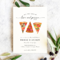 Modern Love and Pizza Couples Bridal Shower