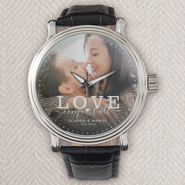 Modern Love conquers all Wedding Photo Script Watch (Creator Uploaded)