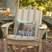 Modern Love Custom Wedding Photo Couples Monogram