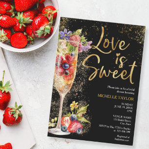 Modern Love is Sweet Summer Champagne Cocktail Invitation