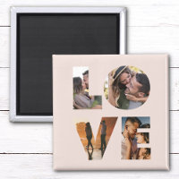Modern LOVE Photo Collage Cutout Valentine's Day