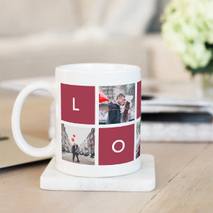 Modern Love   Photo Collage Mug