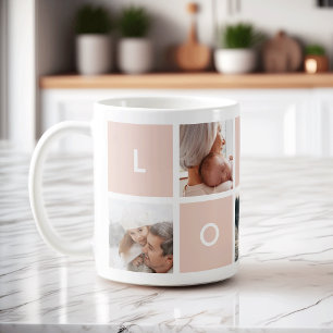 Modern Love   Photo Collage Mug
