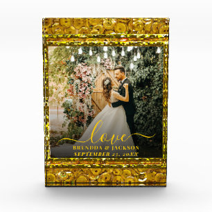 Modern LOVE Photo Collage Valentine's Day Block