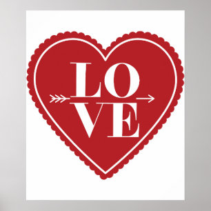 Modern Love Quote Art Trendy Stylish Poster