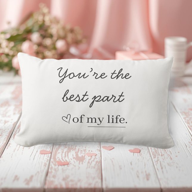 Modern Love Quote  Lumbar Cushion (Creator Uploaded)
