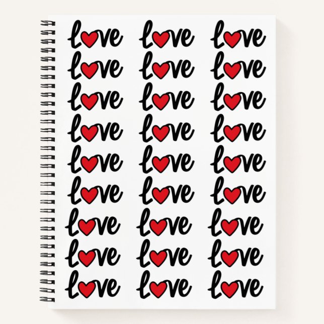 Modern Love Seamless Notebook (Front)