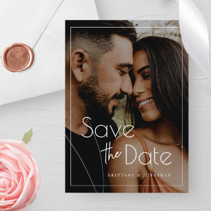 Modern Love: Simple and Elegant Photo Wedding Save The Date