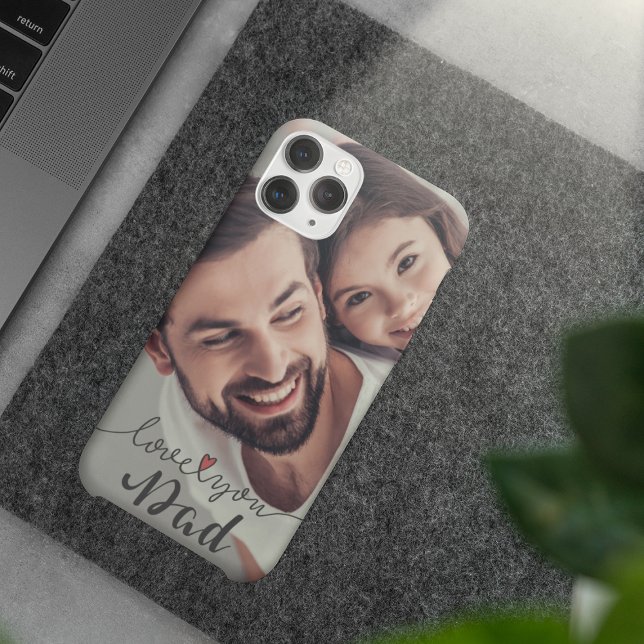 Modern love you dad photo iPhone case (Creator Uploaded)