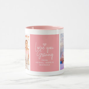 Modern "Love you Granny" 2-Photo Mug