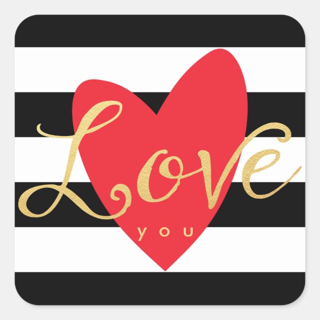 Modern Love You Stickers (Front)