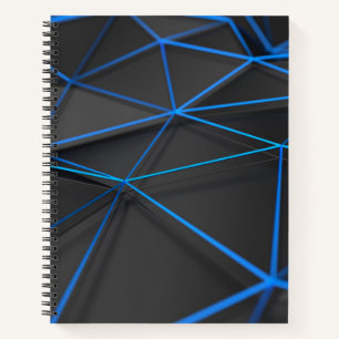 Modern Low-Poly Bullet Journal / Lined Notebook