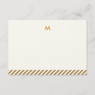 Modern Luxe Personalised Monogram Notecards