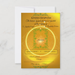   Modern Luxe Reply Card