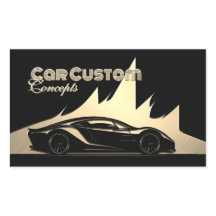 Modern Luxurious Black and Gold engraved-style Car