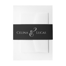 Modern Luxury black and white wedding