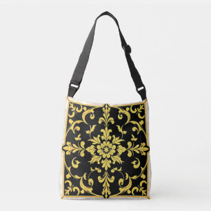 Modern Luxury Elegant Floral Collection Crossbody Bag