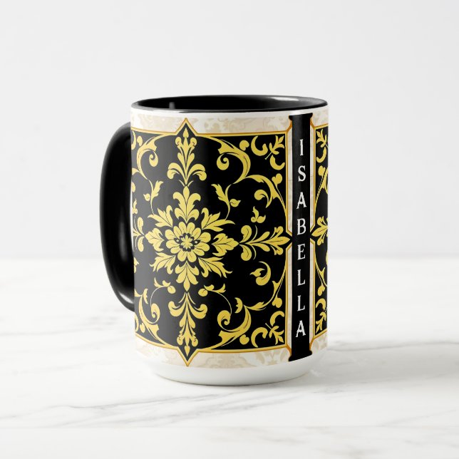 Modern Luxury Elegant Floral Collection Mug (Front Left)