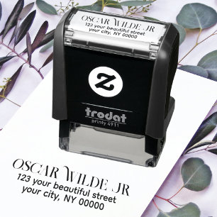 Modern Luxury Elegant Return Address Self-inking Stamp