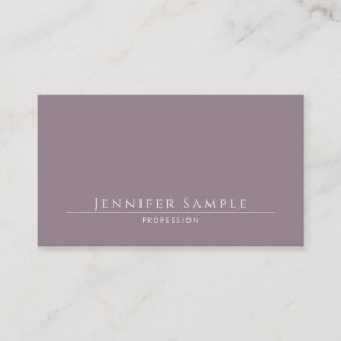 Modern Luxury Elegant Salon Simple Template Chic Business Card