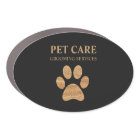 Modern Luxury Golden Paw Pet Grooming Service