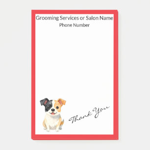Modern Luxury Grooming Dog Personalized Collection Post-it Notes