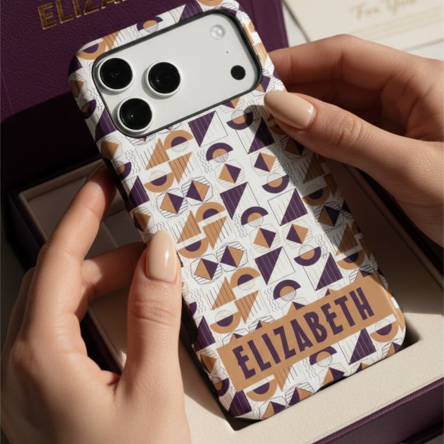 Modern Luxury Purple & Gold Aesthetic Custom Name (Creator Uploaded)