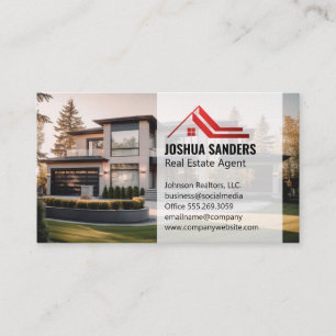 Modern Luxury Real Estate Property Business Card