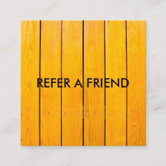 Modern Luxury Refer a Friend Card for Salon & Spa