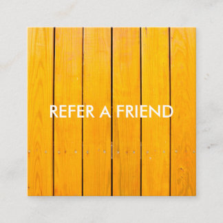 Modern Luxury Refer a Friend Card for Salon & Spa