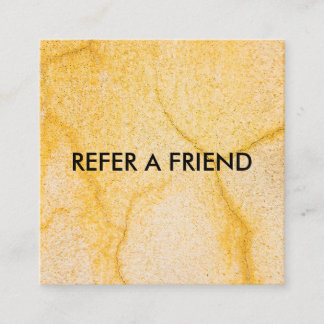 Modern Luxury Refer a Friend Card for Salon & Spa