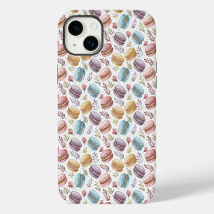 Modern Macaroon Desserts iPhone 14 Plus Case
