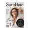 Modern Magazine Birthday Save the Date Invite
