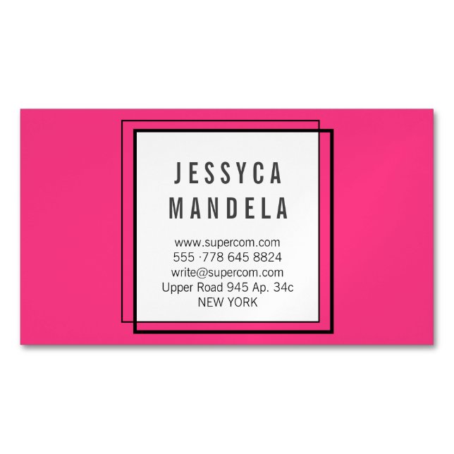 Modern Magnetic Cards (Front)