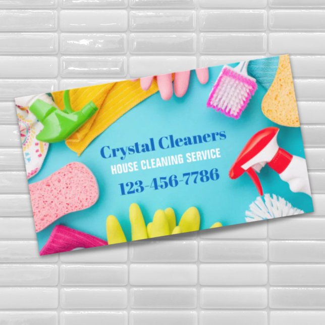 Modern Maid Services Housekeeping Housekeeper Business Card (Modern Maid Services Housekeeping Housekeeper Business Card)