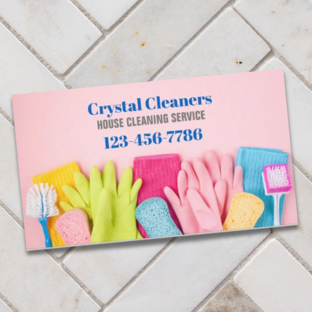 Modern Maid Services Housekeeping Housekeeper Business Card (Modern Maid Services Housekeeping Housekeeper Business Card)