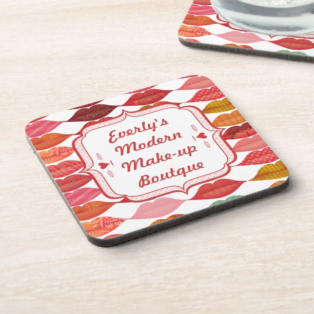 Modern Make-up Boutique Coaster (Left Side)