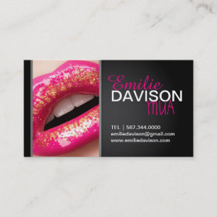 MODERN MAKEUP ARTIST BUSINESS CARD