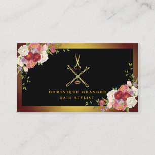 Modern Makeup Artist & Hair Stylish Business Card