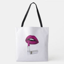 Modern Makeup Pattern Girly Lipstick