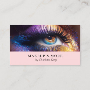 Modern, Makeup Photo Business Card