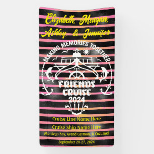 Modern Making Memories Together Friend Cruise Banner